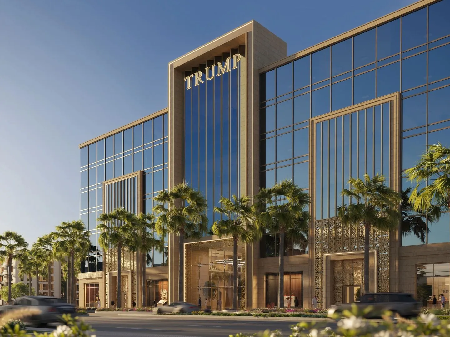 Trump Plaza Jeddah, front entrance