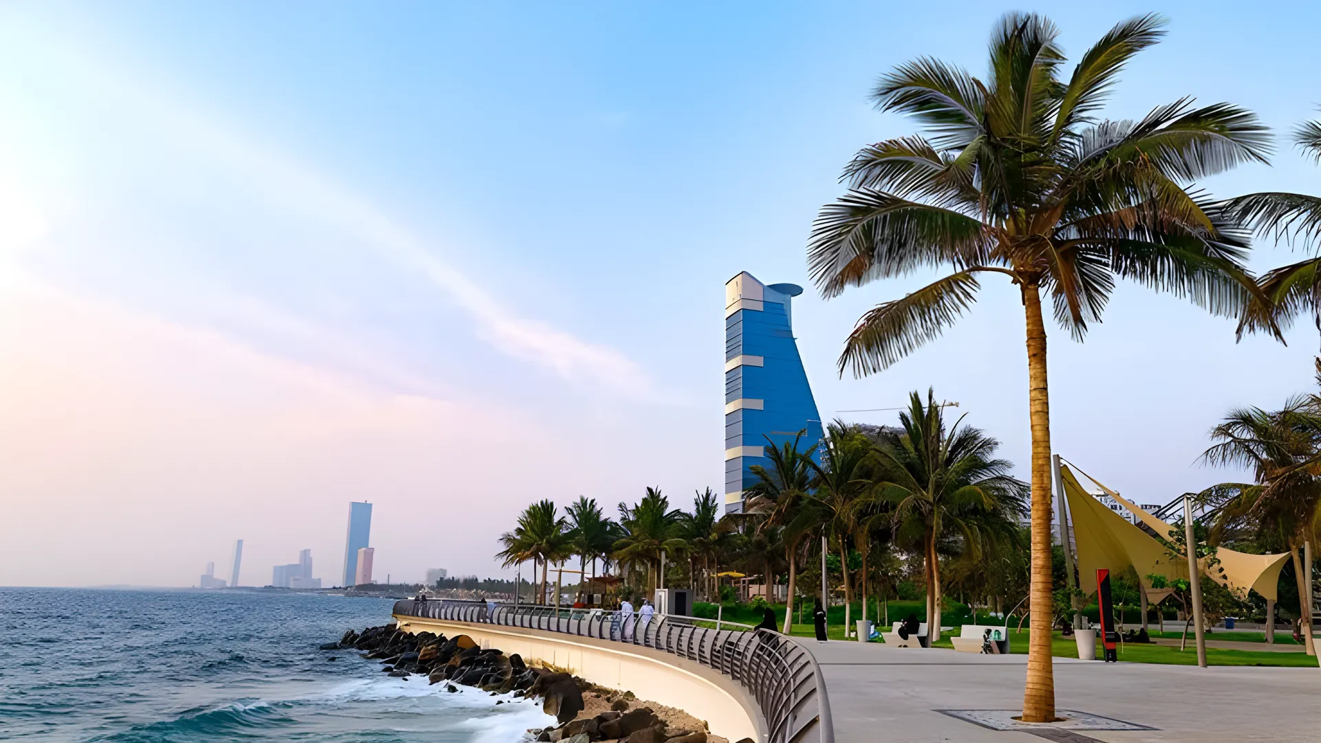 Jeddah skyline and waterfront